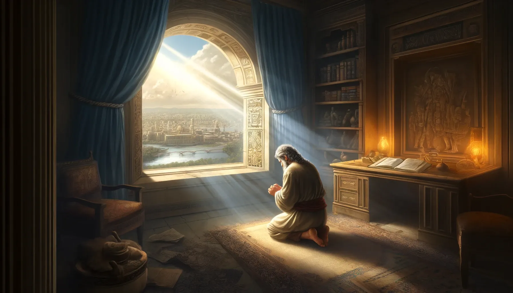 Profeta Daniel orando