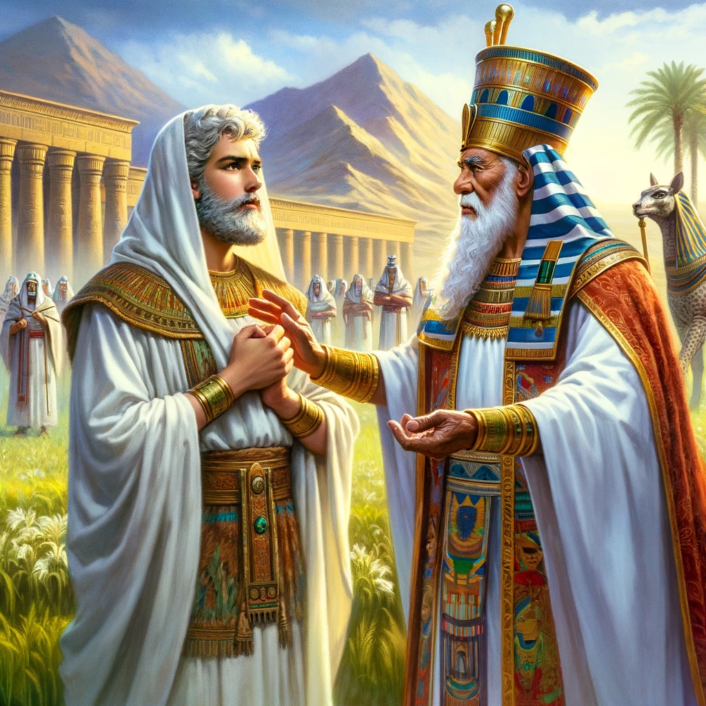 Jacob bendice al faraon